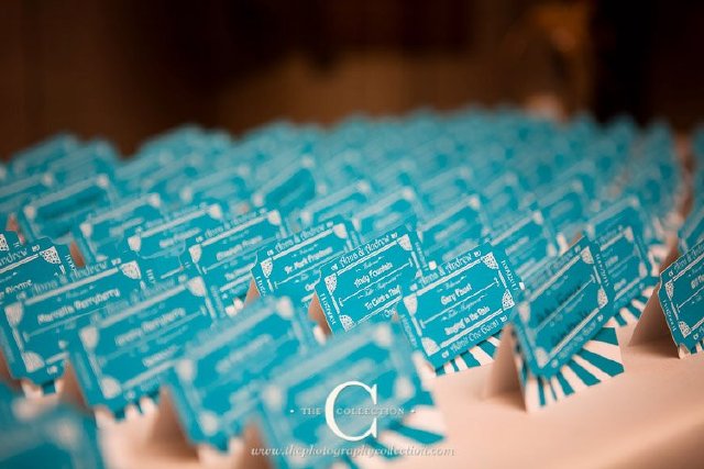 name cards, nashville wedding, movie ticket, theme, carnton, erin lee